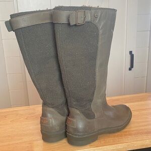 UGG Dark Olive/Gray Tall Boots